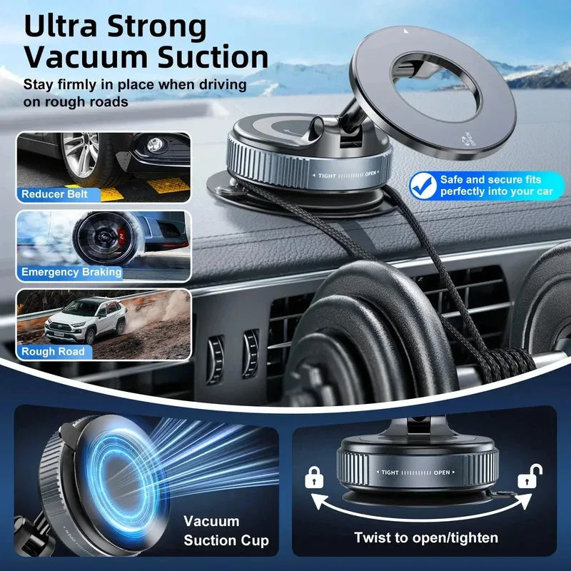 Support de téléphone magnétique pour voiture rotation 360°