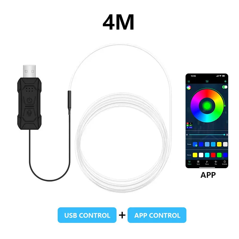 Éclairage RGB Ambiant pour Voiture 🚗