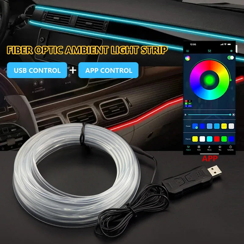 Éclairage RGB Ambiant pour Voiture 🚗